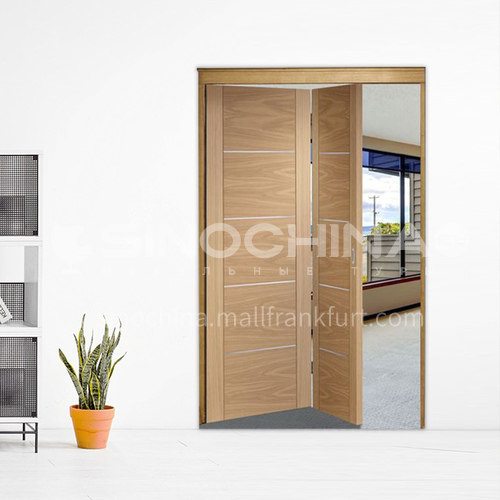 G wooden folding door composite wooden door with veneer bedroom door living room door kitchen door modern style 19